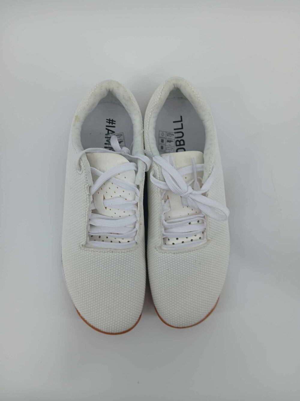 NOBULL Trainer, white with gum sole, Mesh athletic sneakers unisex